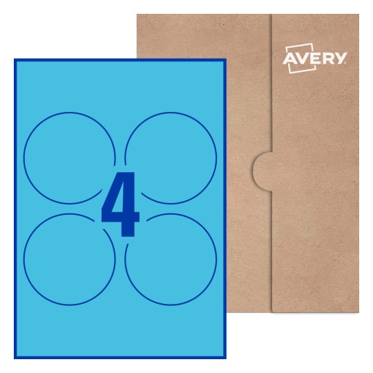 Round Labels - Ø 90mm Round, Avery® Blank Labels 90-RND