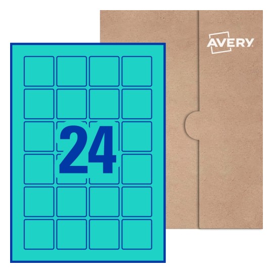 Square Labels - 40 x 40mm Square, Avery® Blank Labels 40x40-S