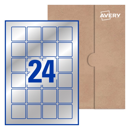 Square Labels - 40 x 40mm Square, Avery® Blank Labels 40x40-S
