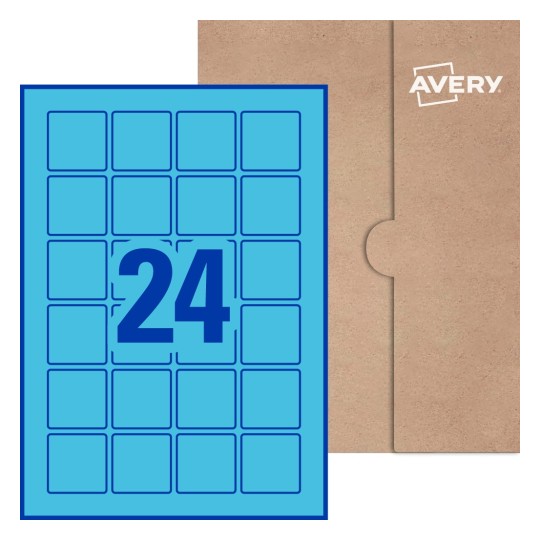 Square Labels - 40 x 40mm Square, Avery® Blank Labels 40x40-S