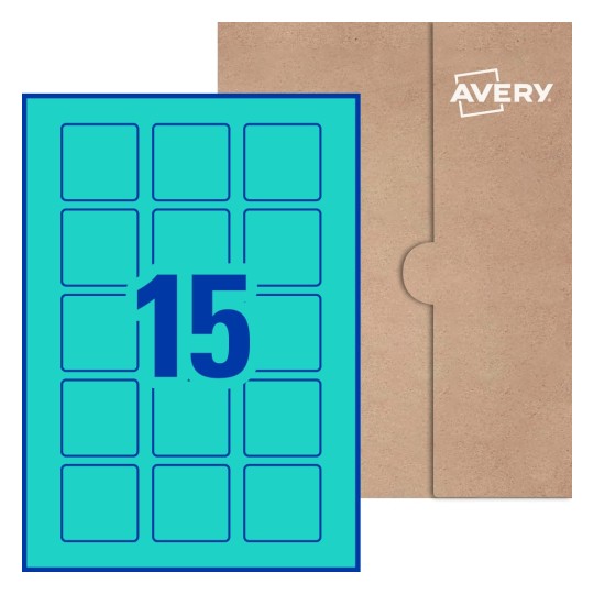 Square Labels - 50 x 50mm Square, Avery® Blank Labels 50x50-S