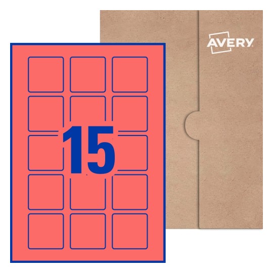 Square Labels - 50 x 50mm Square, Avery® Blank Labels 50x50-S