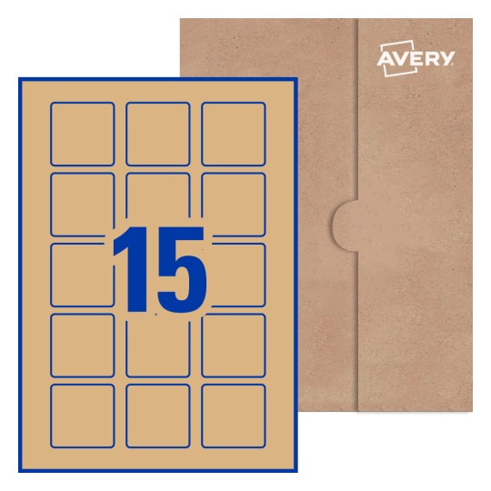 Square Labels - 50 x 50mm Square, Avery® Blank Labels 50x50-S