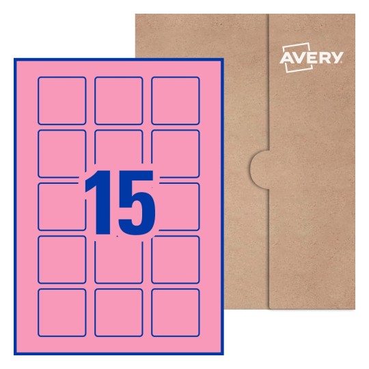 Square Labels - 50 x 50mm Square, Avery® Blank Labels 50x50-S
