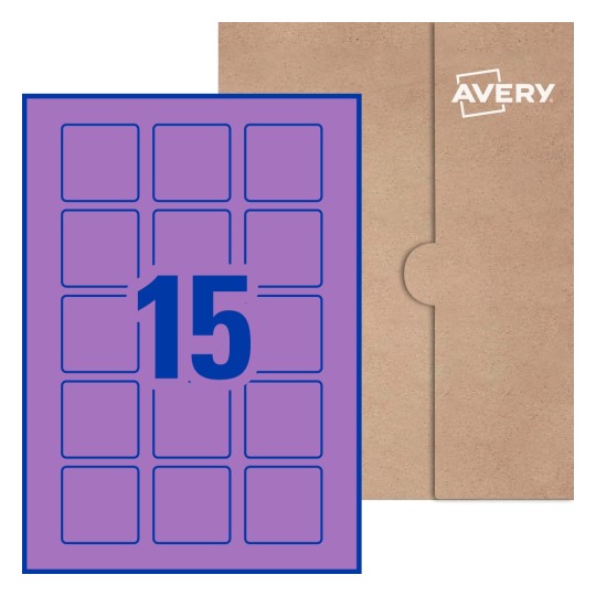 Square Labels - 50 x 50mm Square, Avery® Blank Labels 50x50-S