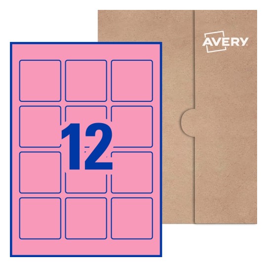 Square Labels - 60 x 60mm Square, Avery® Blank Labels 60x60-S