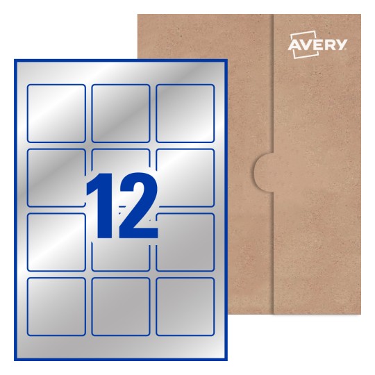 Square Labels - 60 x 60mm Square, Avery® Blank Labels 60x60-S