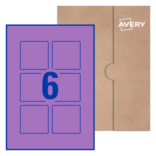Square Labels - 70 x 70mm Square, Avery® Blank Labels 70x70-S