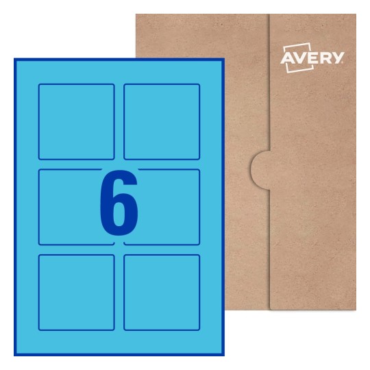Square Labels - 75 x 75mm Square, Avery® Blank Labels 75x75-S