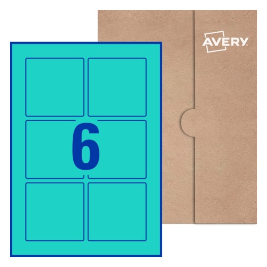 Square Labels - 80 x 80mm Square, Avery® Blank Labels 80x80-S
