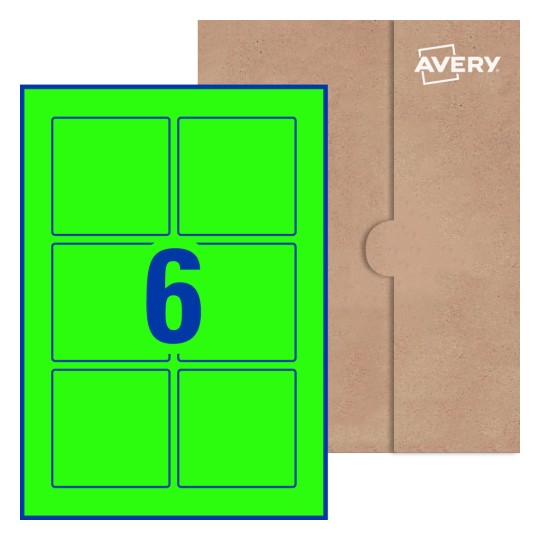 Square Labels - 80 x 80mm Square, Avery® Blank Labels 80x80-S