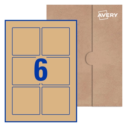 Square Labels - 80 x 80mm Square, Avery® Blank Labels 80x80-S