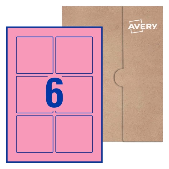 Square Labels - 80 x 80mm Square, Avery® Blank Labels 80x80-S