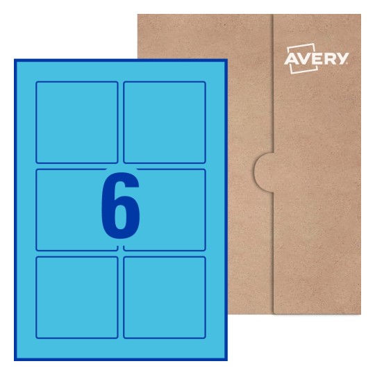 Square Labels - 80 x 80mm Square, Avery® Blank Labels 80x80-S