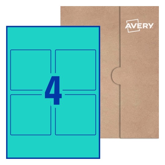 Square Labels - 90 x 90mm Square, Avery® Blank Labels 90x90-S