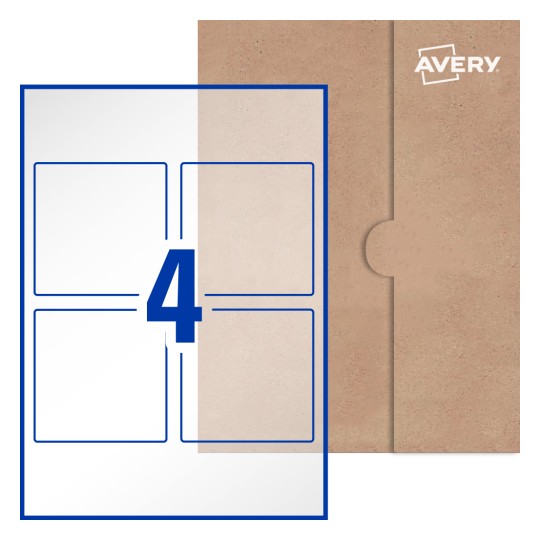 Square Labels - 90 x 90mm Square, Avery® Blank Labels 90x90-S