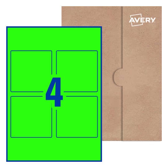 Square Labels - 90 x 90mm Square, Avery® Blank Labels 90x90-S
