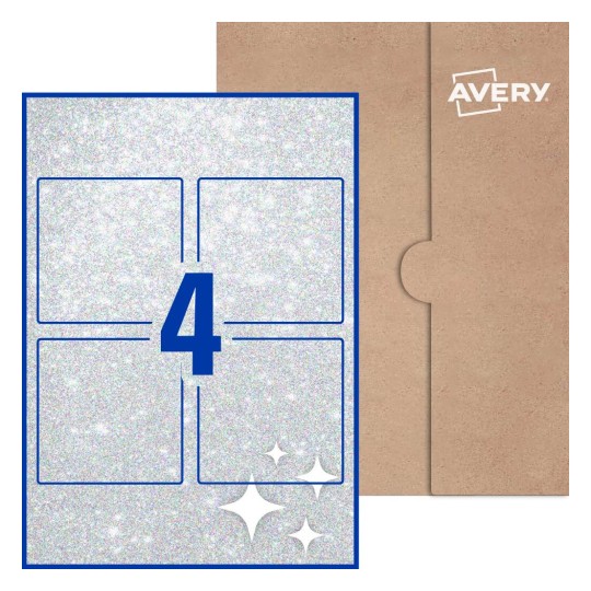 Square Labels - 90 x 90mm Square, Avery® Blank Labels 90x90-S