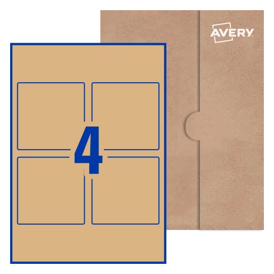 Square Labels - 90 x 90mm Square, Avery® Blank Labels 90x90-S