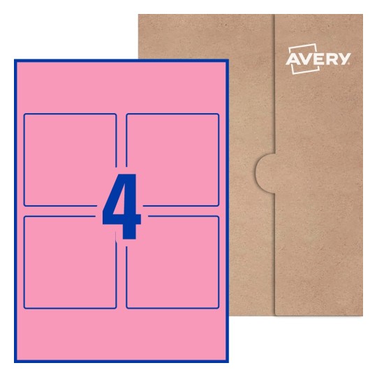 Square Labels - 90 x 90mm Square, Avery® Blank Labels 90x90-S
