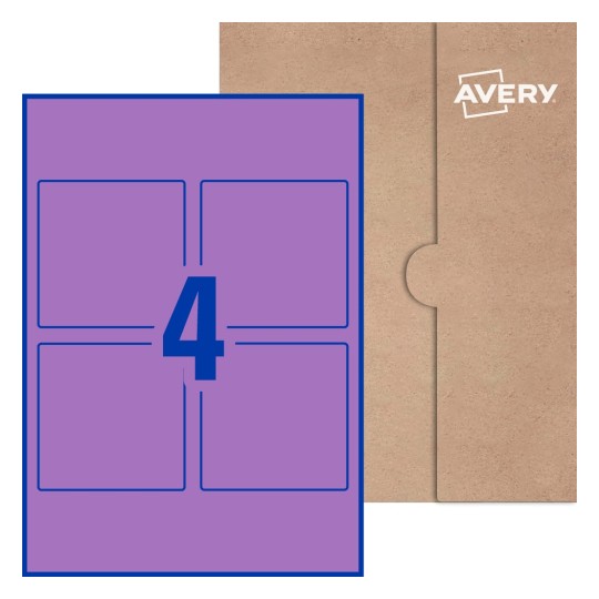 Square Labels - 90 x 90mm Square, Avery® Blank Labels 90x90-S