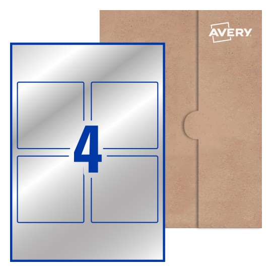 Square Labels - 90 x 90mm Square, Avery® Blank Labels 90x90-S
