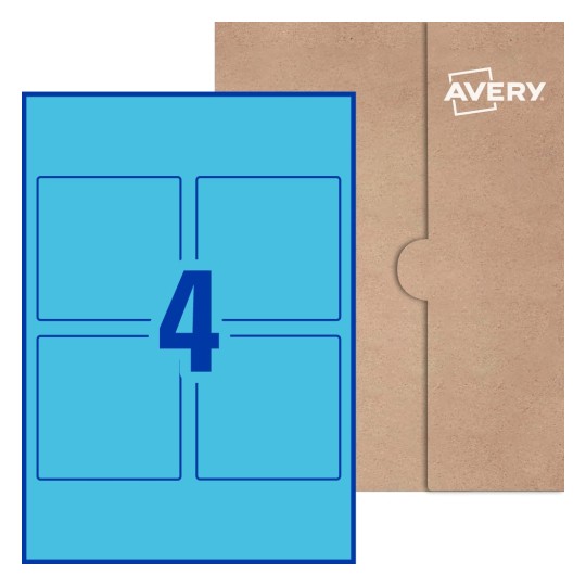 Square Labels - 90 x 90mm Square, Avery® Blank Labels 90x90-S