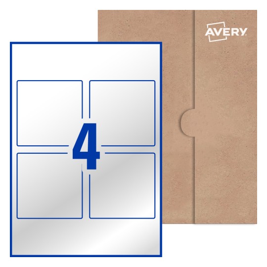 Square Labels - 90 x 90mm Square, Avery® Blank Labels 90x90-S