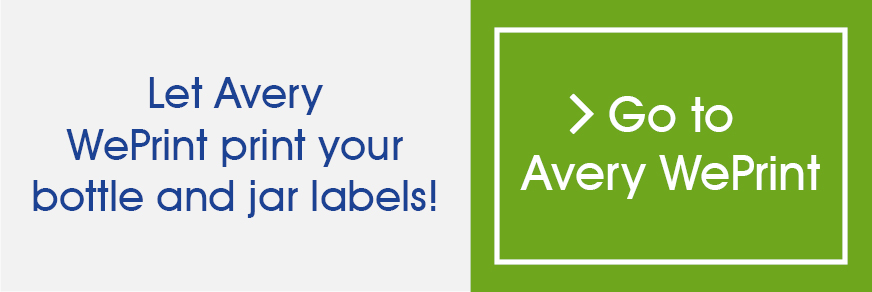 Avery WePrint Jar & Bottle Labels