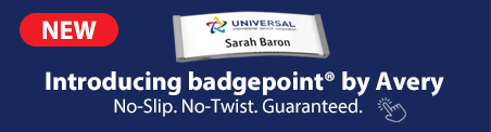 Introducing Badgepoint Magnetic Name Badges by Avery Mobile Version