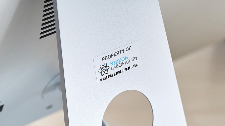 Silver Heavy Duty Labels