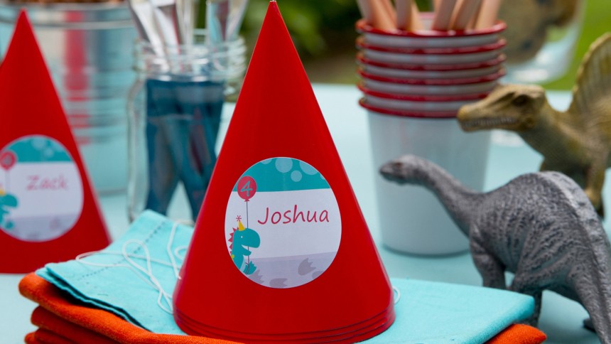 Kids Party Labels