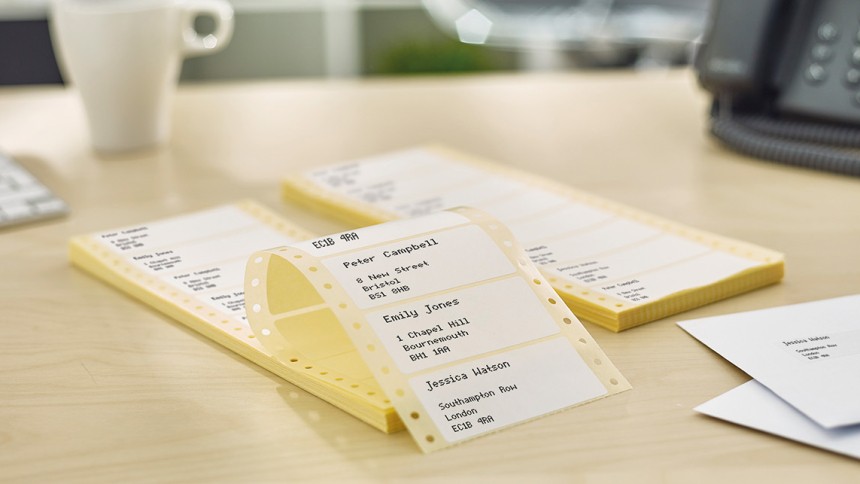Dot Matrix Labels
