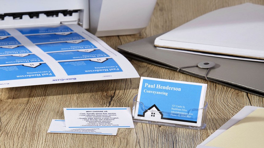 Avery Business Cards