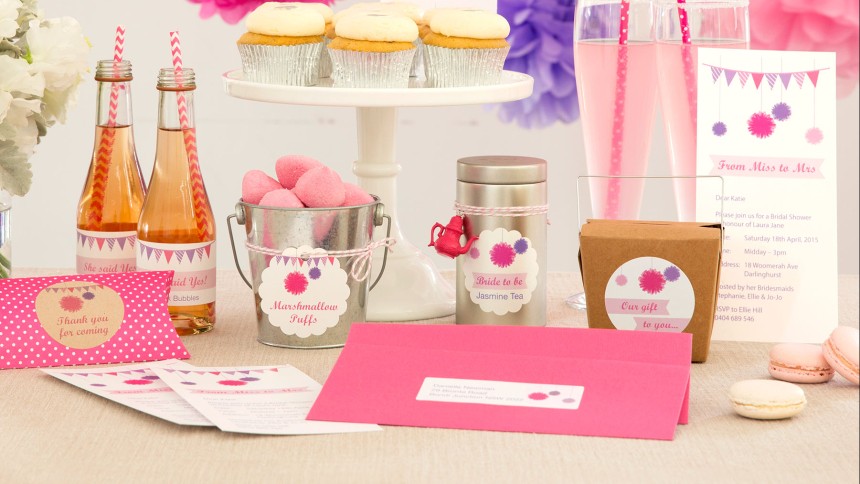 Labels for a Babyshower