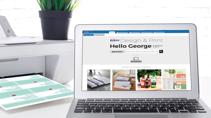 Avery Design & Print Template Software
