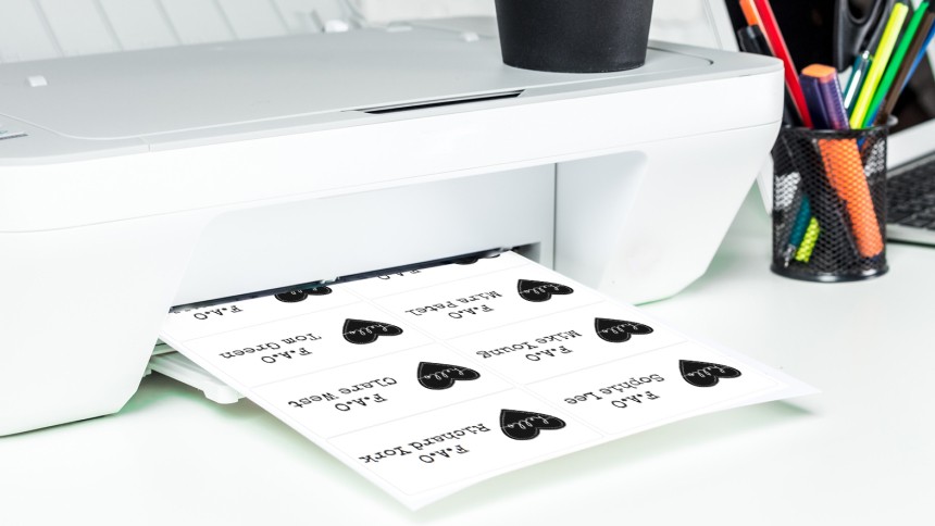 Avery labels in Printer