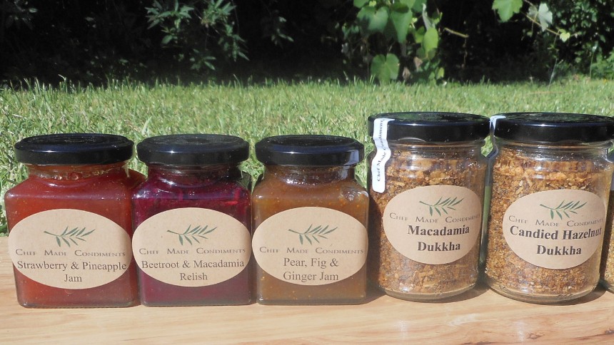 Avery Branding & Merchandising Kraft Brown Oval labels on jars of condiments
