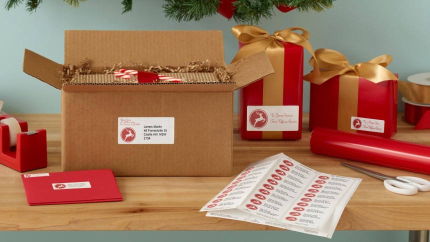 Avery Christmas Shipping