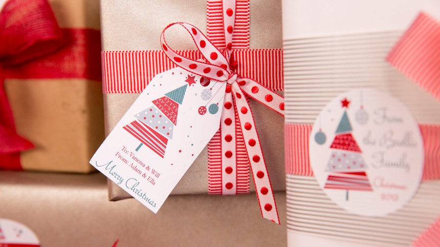 Avery Christmas Tags