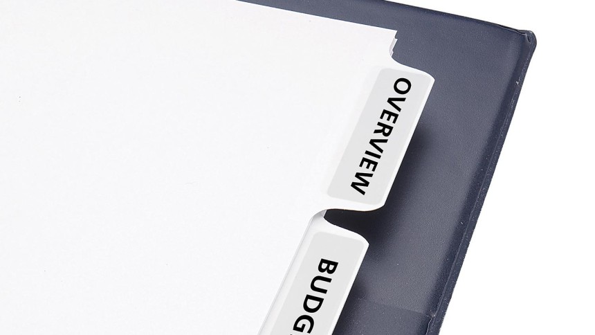 Avery Indexmaker tabs