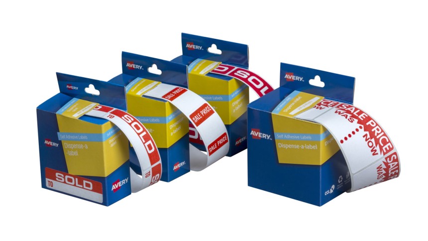 Avery Dispenser Pricing Labels