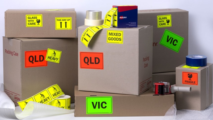 Avery Warehouse Fragile Labels
