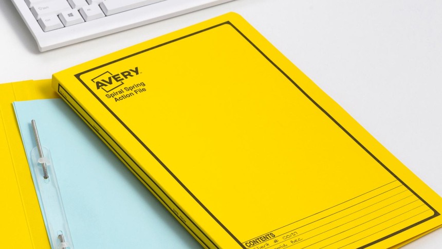 Avery Spring File Folder