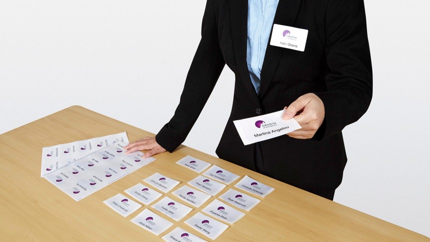 Avery Print and Divide Name Badge Label