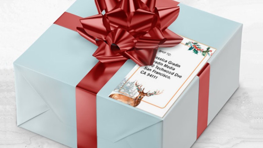 Christmas Shipping Labels