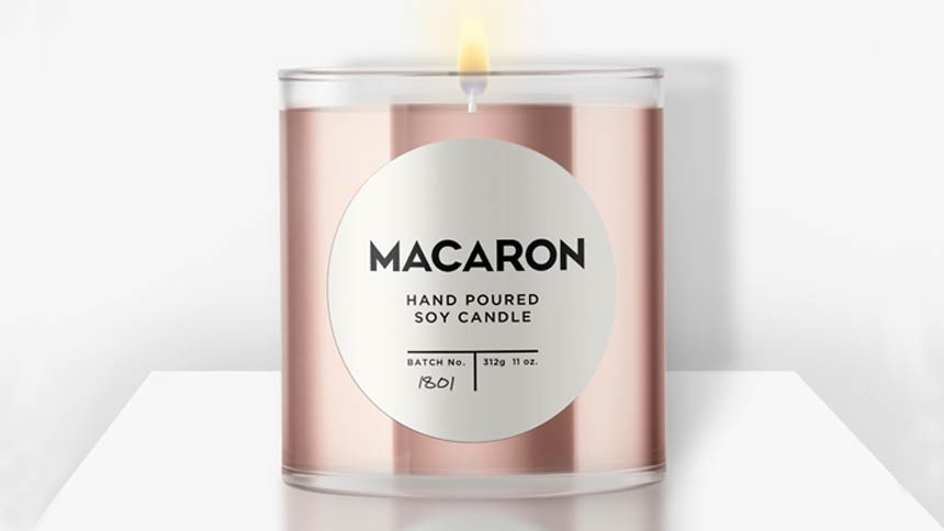 Candle Product Label & Custom Sticker Design & Print