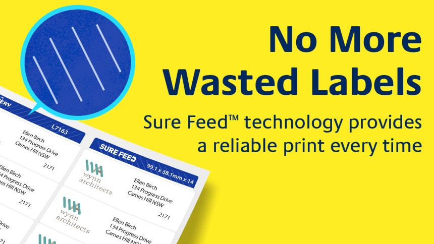 Sure Feed Address Labels