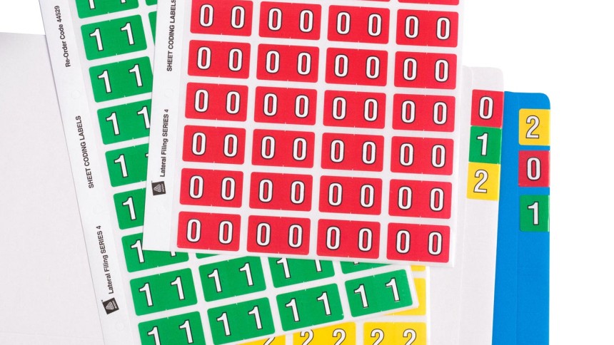 Colour Coding Labels Avery