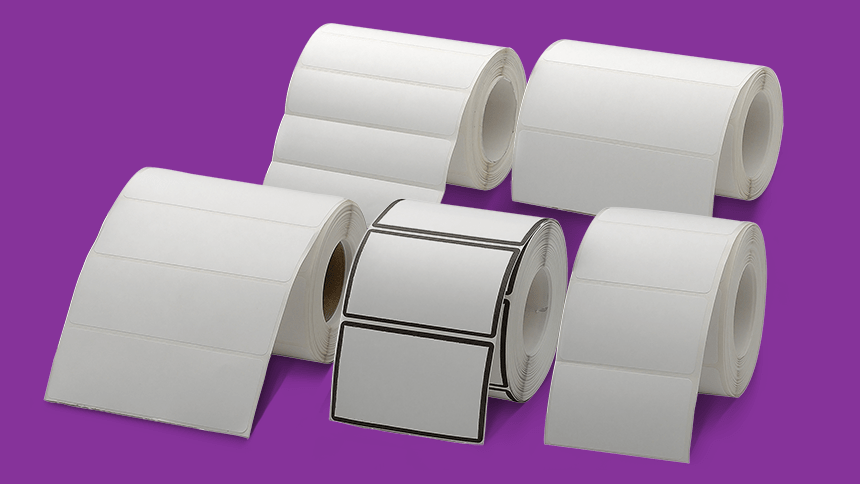 Roll address labels